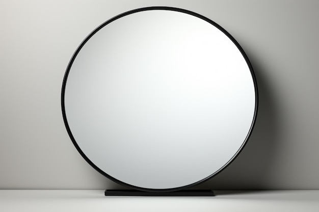 Photo flat mirrors on white background