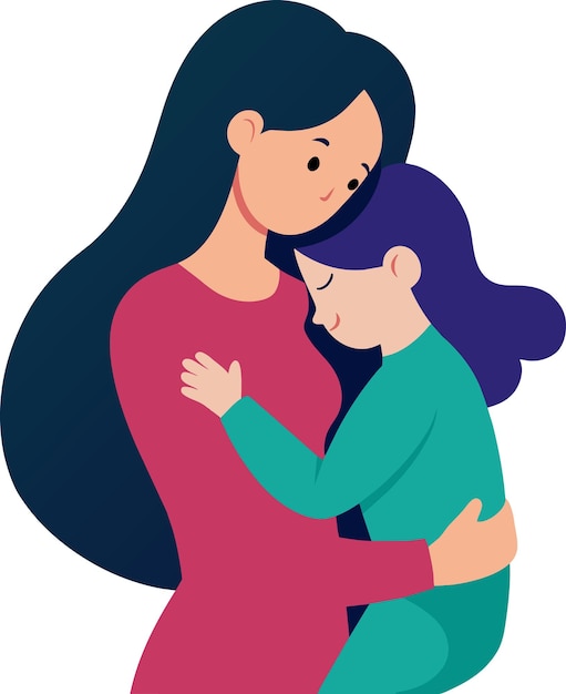 flat mother and daughter mothers day
