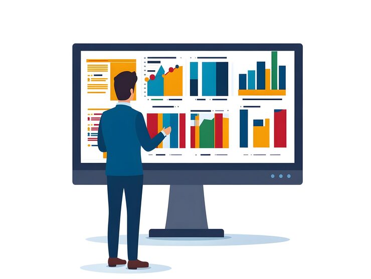 Photo flat prediction algorithm analyzing voting patterns closeup of computer screen detecting anomalies
