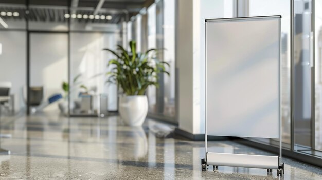 Photo a flat screen tv is on the floor in a room with a plant in the corner