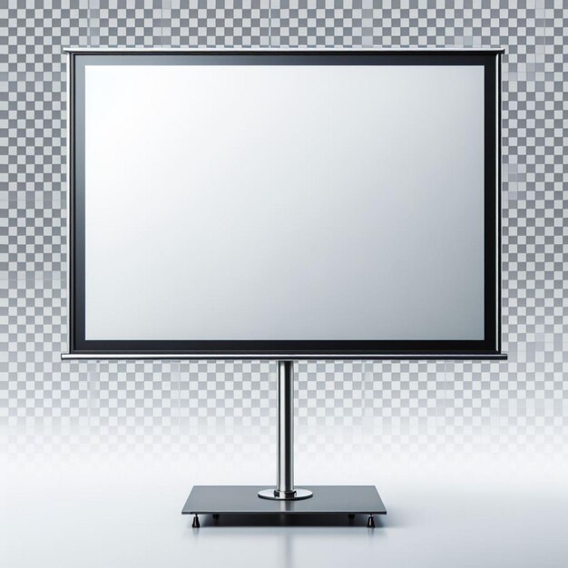 Photo a flat screen tv with a black frame on it