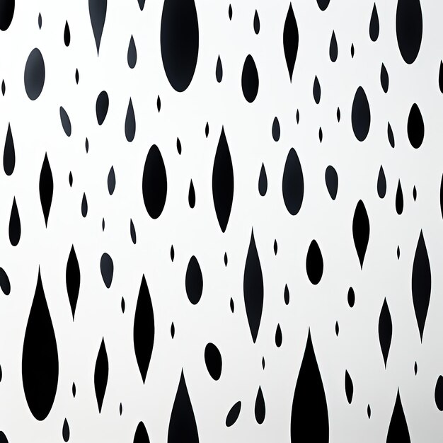 Photo flat seamless cow print pattern simple black