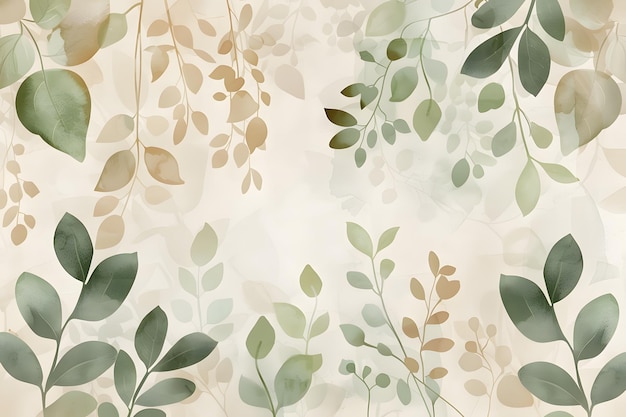 A flat vector abstract background with pastel green