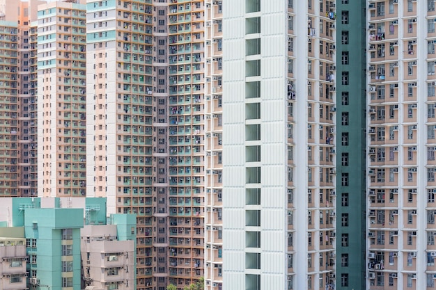 Flatgebouw in Hong Kong