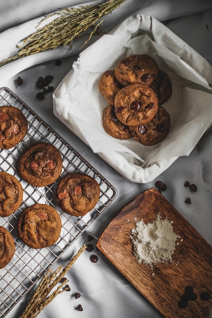 Photo flatlay cookie