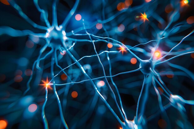 Premium Photo | Flatstyle neural network illustration demonstrating ...