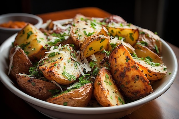 Flavor Explosion Roasted Garlic Parmesan Potatoes