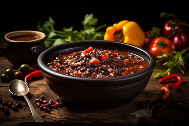 Flavorful Mexican Black Bean Soup