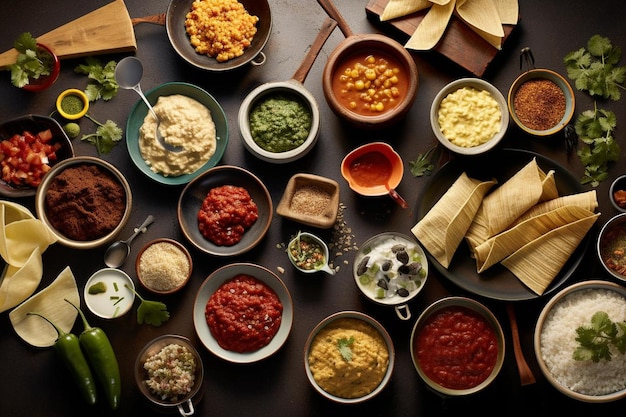 Flavorful Tamales Spread