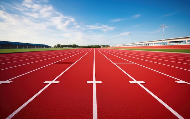 A flawless and smooth surface on the track