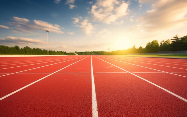 A flawless and smooth surface on the track