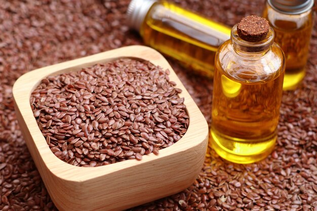 Flax seed with oil