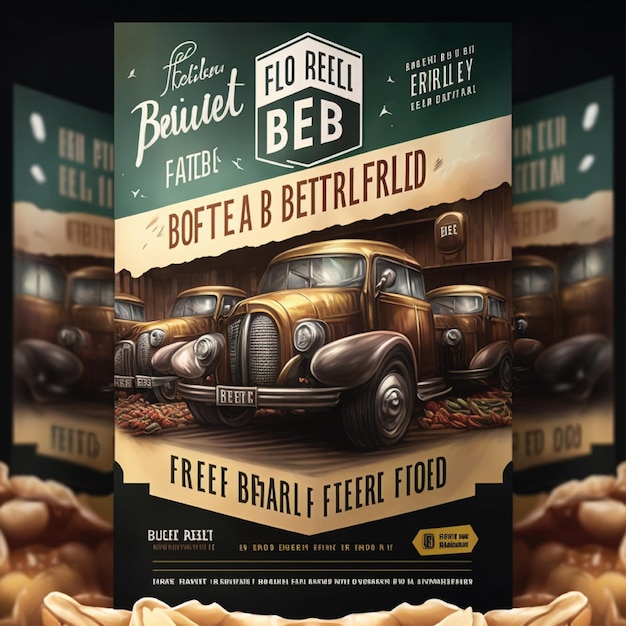 Flayer van het bierfestival