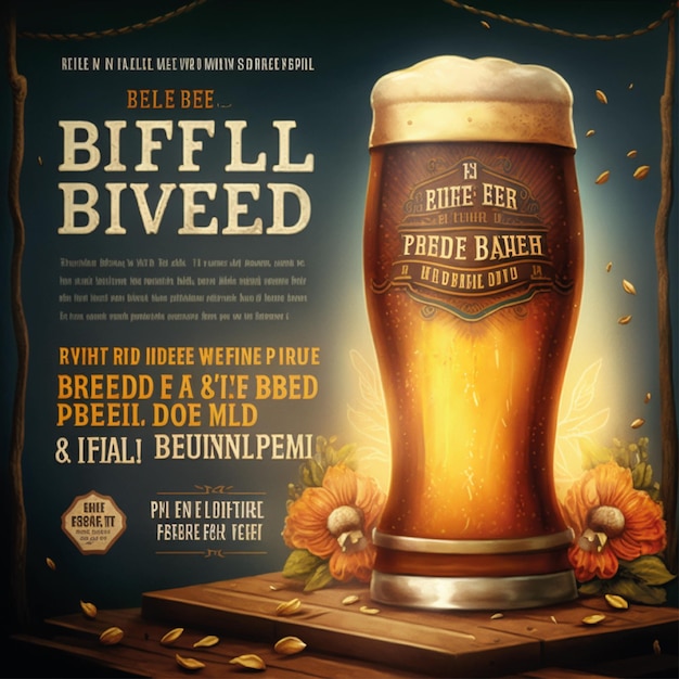 Foto flayer van het bierfestival