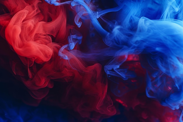 Fleeting colors the curious tale of red and blue smoke