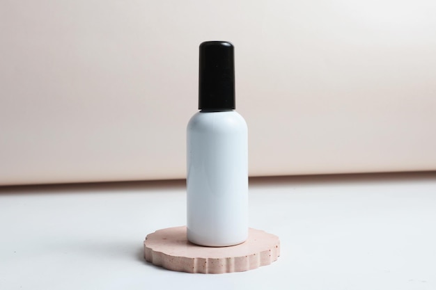 Fles Wit Voor Mockup Product Display Gratis Foto