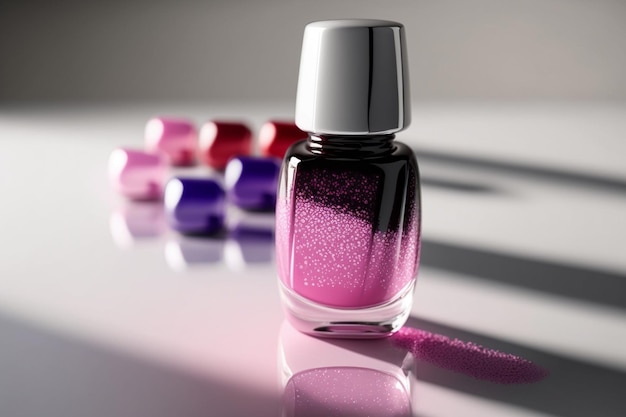 Flesje nagellak Nagellak wordt veel gebruikt om nagels mooier en kleurrijker te maken naast ze te beschermen Daarom helpt nagellak bij herstel en hydratatie