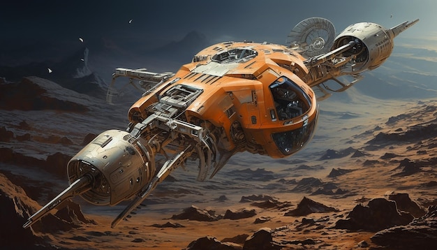 Flies flutter in abandoned spaceships which soar freely in a weightless environment