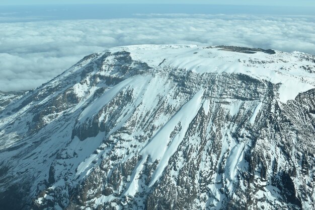 flights on a light aircraft in Africa walk over kilimanjaro