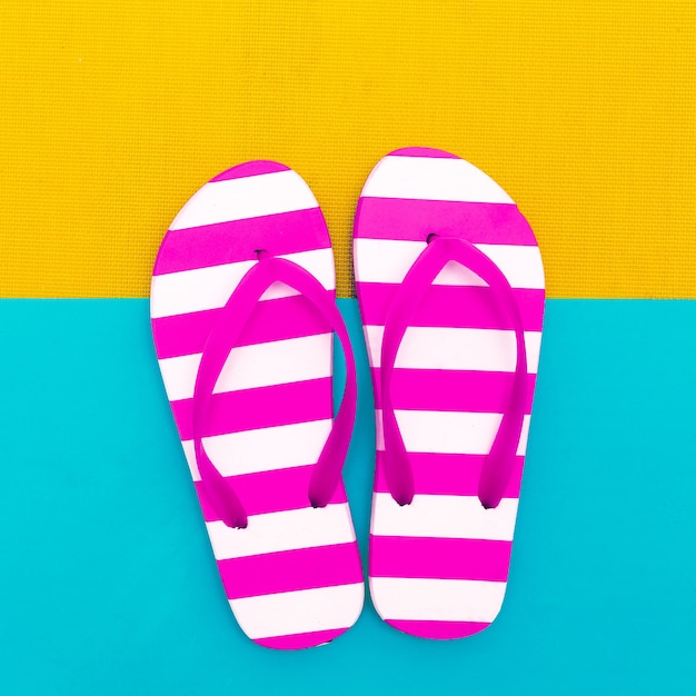 Flip Flop Beach Style Minimal