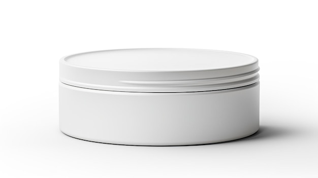 Floating Cosmetic Tin Jar Mockup