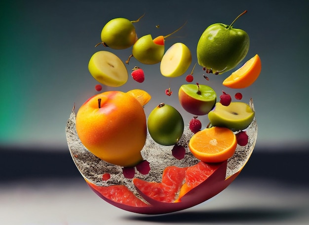 Floating fruit