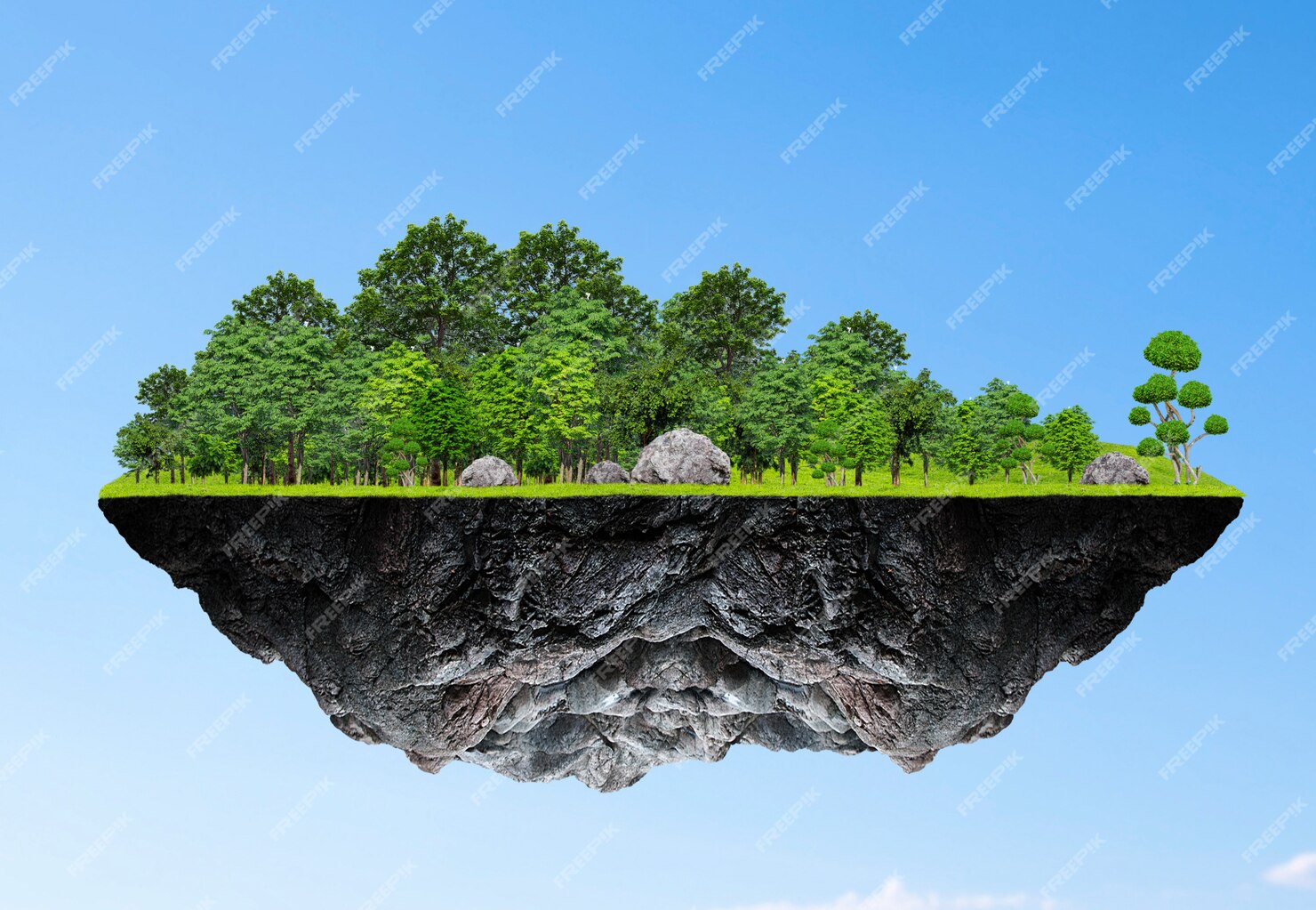 Floating Earth piece