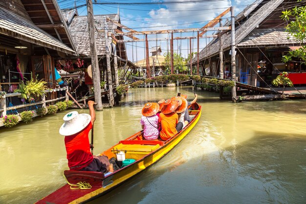 Floating Market in Pattaya, Thailand