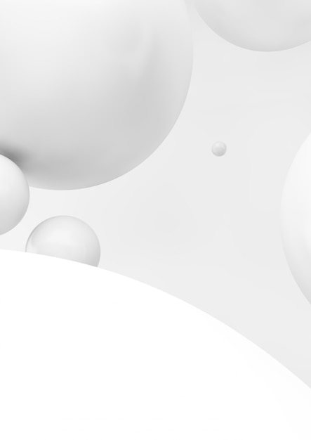 Floating spheres background