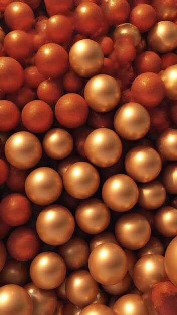 Floating spheres background