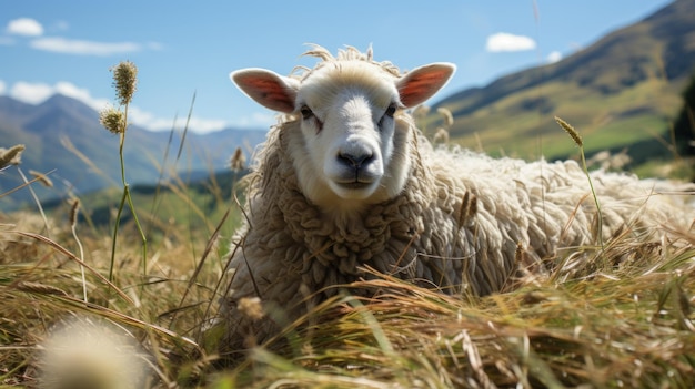 Flock of Staring Sheep