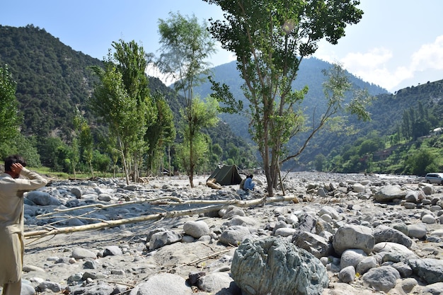 Поводки затронули дома и деревни в Пакистане в 2022 году