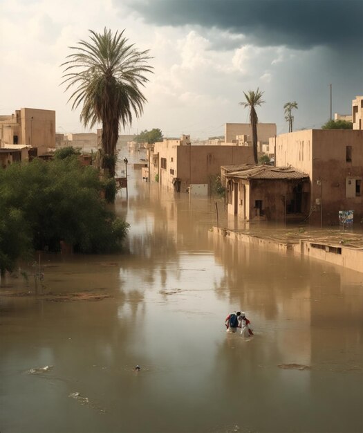 Flood in rashia