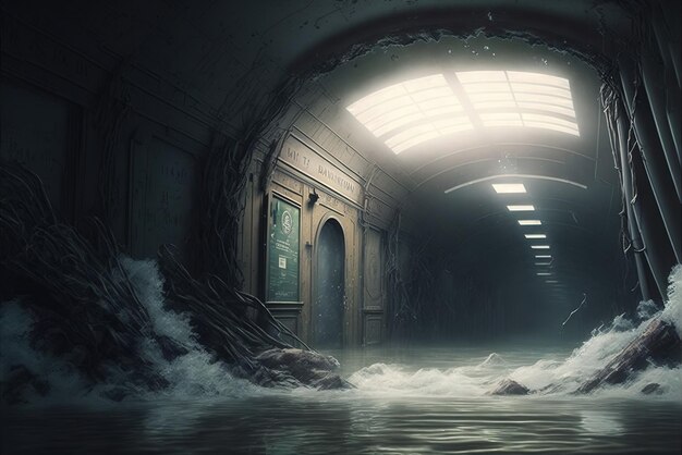 Flood under Tunnel