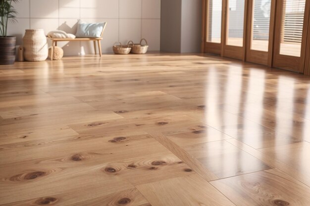 Floor of Clarity Clear Wooden Floor