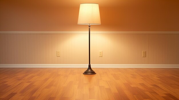 Foto floor elegance aglow in ai generative radiance