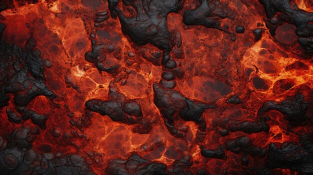 Floor is een lava HD-textuurachtergrond, zeer gedetailleerd