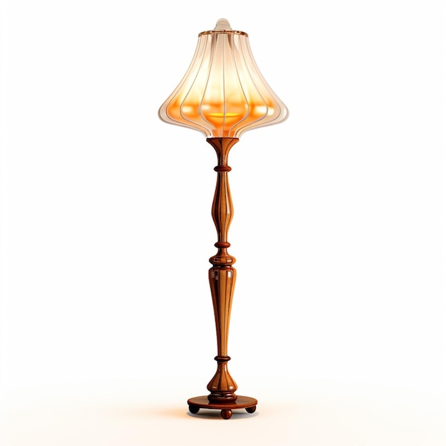 Photo floor lamp with white background high quality ultra