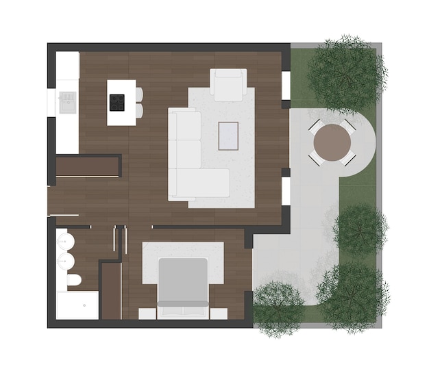 Photo floor plan