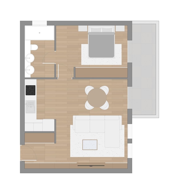 Photo floor plan