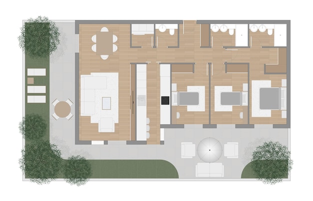 Photo floor plan