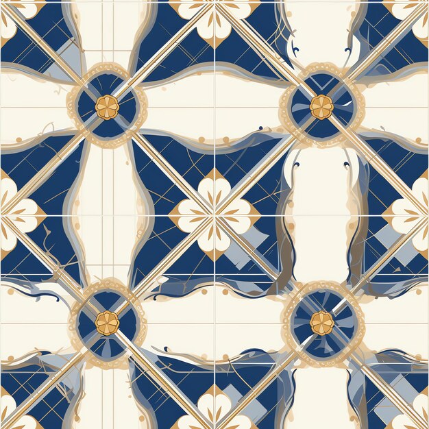 Photo floor tile pattern for decoration