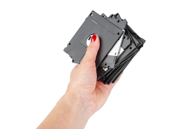 Floppy disk isolated