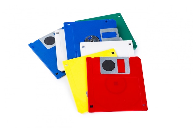 Floppy disk isolated