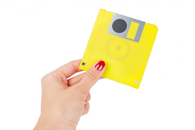 Floppy disk isolated