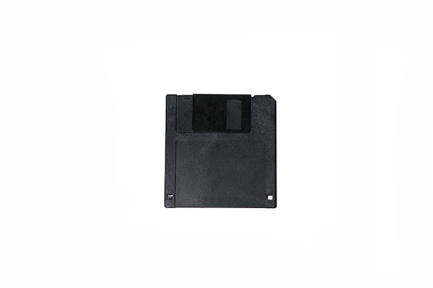 Floppy disk on a white background isolated