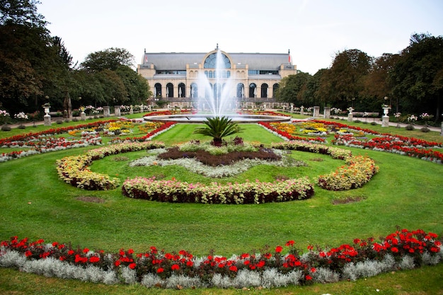 Flora botanische tuin of Flora und Botanischer Garten koln voor Duitsers en buitenlandse reizigers lopen reisbezoek in de dierentuin van Keulen aan de Amsterdamer Strasse in Keulen, Duitsland