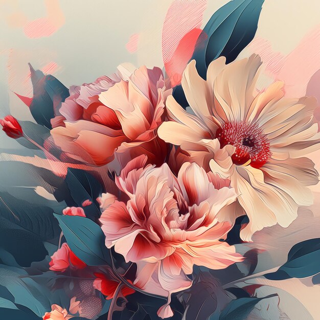 Floral Abstract background