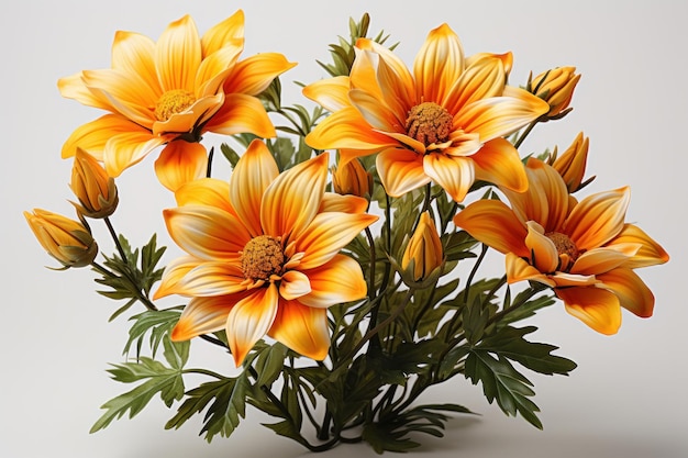 Floral arrangement with a beautiful Gazania flower