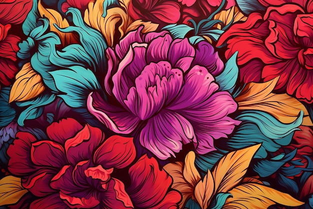 Floral background design